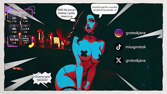 GroteskJane online show from 03-25-26, 09:08