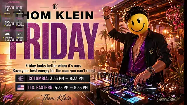 Snapshot of thomklein chatting on 07-17-26, 08:06 thomklein online show from 07-17-26, 08:06