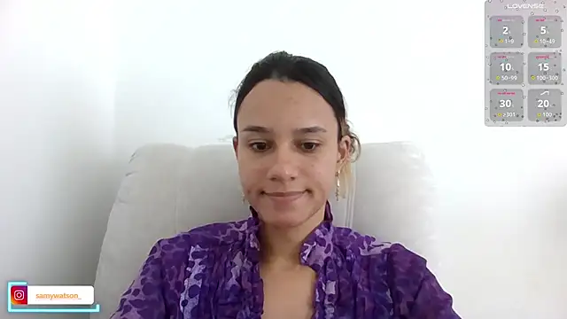 Snapshot of SamanthaWatson chatting on 06-14-26, 09:16 SamanthaWatson online show from 06-14-26, 09:16