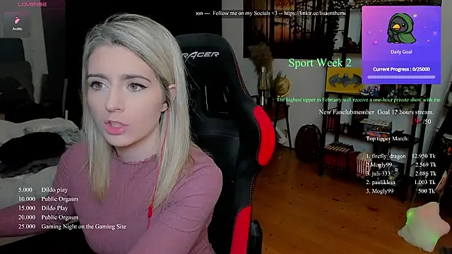 Lisaonthemoon online show from 03-07-26, 07:30