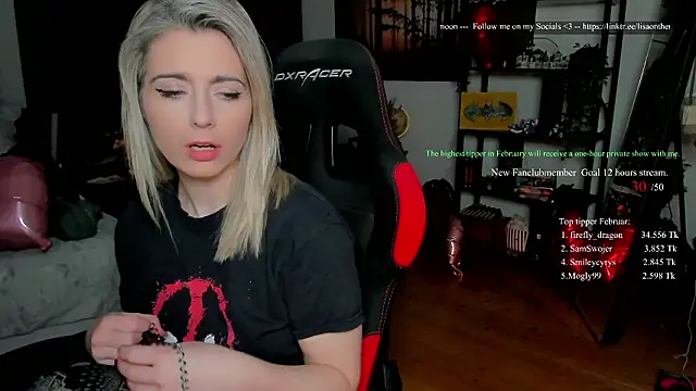 Lisaonthemoon online show from 02-15-26, 08:41