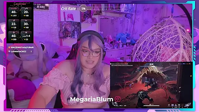 Snapshot of MegariaB chatting on 02-27-25, 07:51 MegariaB online show from 02-27-25, 07:51