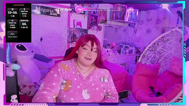 Snapshot of MegariaB chatting on 02-19-25, 05:05 MegariaB online show from 02-19-25, 05:05
