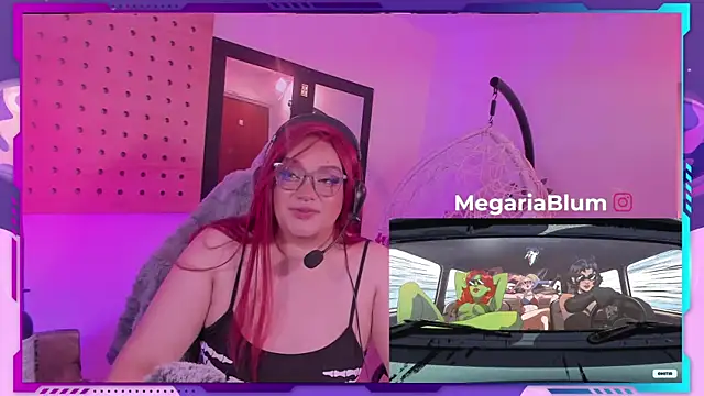 Snapshot of MegariaB chatting on 07-18-26, 03:15 MegariaB online show from 07-18-26, 03:15