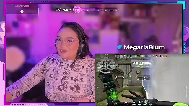 MegariaB online show from 12-15-25, 04:18