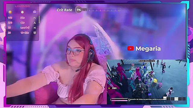 Snapshot of MegariaB chatting on 02-15-26, 07:51 MegariaB online show from 02-15-26, 07:51