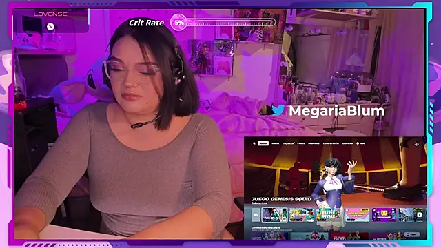 MegariaB online show from 11-11-25, 04:29