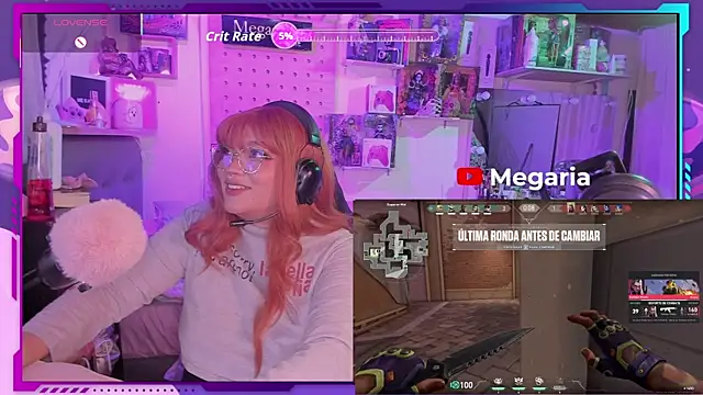 Snapshot of MegariaB chatting on 10-14-25, 04:13 MegariaB online show from 10-14-25, 04:13
