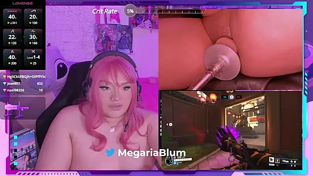 Snapshot of MegariaB chatting on 03-16-25, 07:59 MegariaB online show from 03-16-25, 07:59