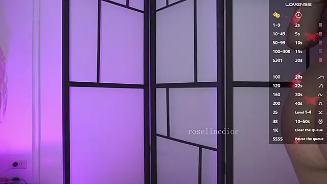 Snapshot of roselinedior chatting on 02-15-26, 01:54 roselinedior online show from 02-15-26, 01:54