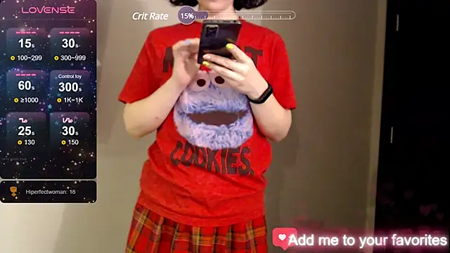 Snapshot of vaders_daughter chatting on 03-02-25, 06:46 vaders daughter online show from 03-02-25, 06:46