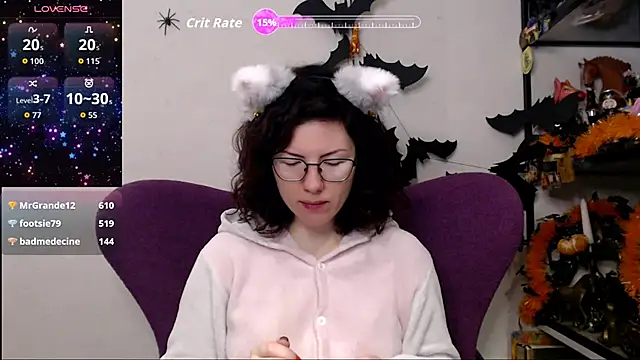 Snapshot of vaders_daughter chatting on 10-27-25, 05:14 vaders daughter online show from 10-27-25, 05:14