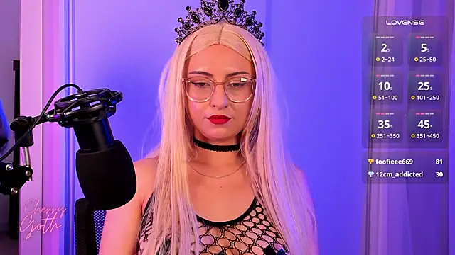 Snapshot of CherryGoth chatting on 01-07-25, 03:02 CherryGoth online show from 01-07-25, 03:02