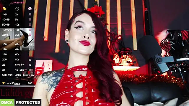 Liilith goddess  online show from 12-13-25, 11:11
