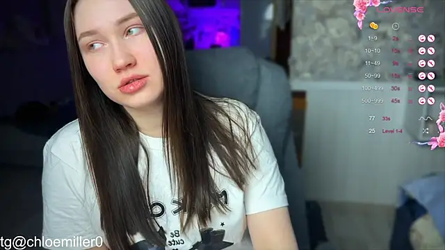 ChloeMillerMeow online show from 02-10-25, 09:15