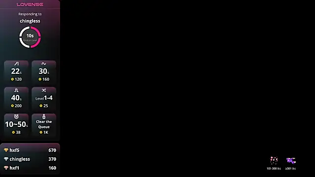 Lovensetest online show from 04-08-26, 09:44