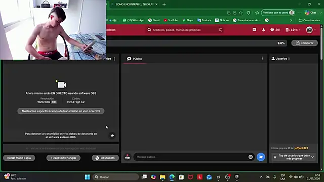 Snapshot of KomeKukis chatting on 07-01-26, 11:54 KomeKukis online show from 07-01-26, 11:54