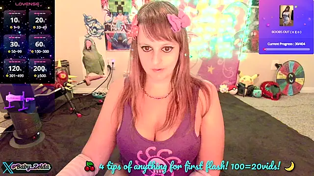 BabyZelda online show from 11-15-25, 03:10