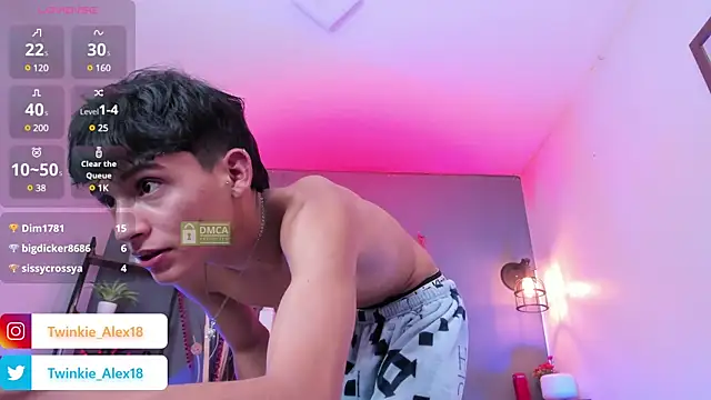 Twinkie-Alex18 online show from 02-28-25, 08:20