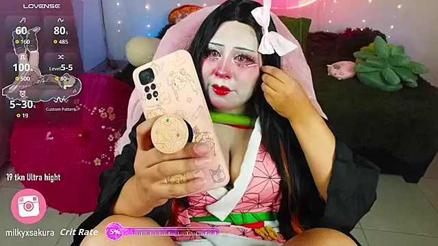 MilkyXSakura online show from 11-15-25, 02:48