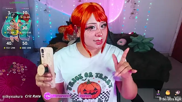 MilkyXSakura online show from 10-31-25, 02:30