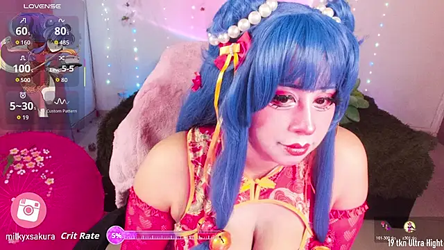 Snapshot of MilkyXSakura chatting on 10-19-25, 12:02 MilkyXSakura online show from 10-19-25, 12:02