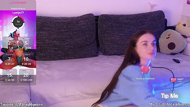 AlexaAimee online show from 12-18-25, 08:12