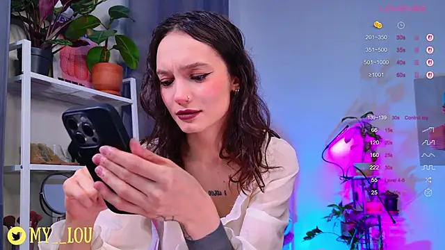 Snapshot of MyLou_ chatting on 10-13-25, 03:13 MyLou online show from 10-13-25, 03:13