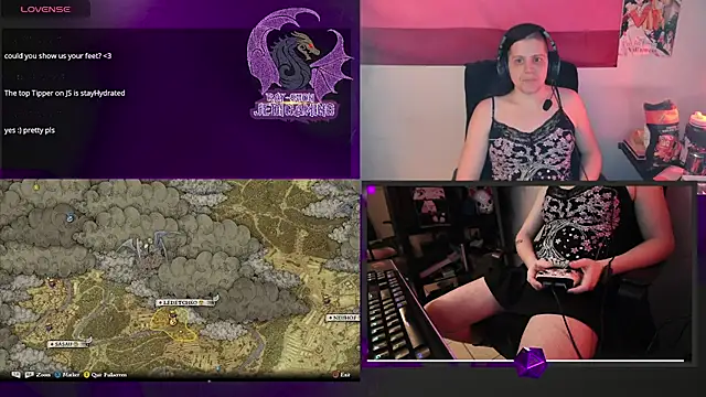 Rae-Suon online show from 02-21-25, 01:11