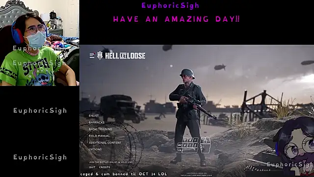 EuphoricSigh online show from 07-13-26, 05:56