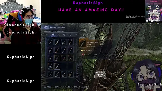 EuphoricSigh online show from 02-18-26, 06:55