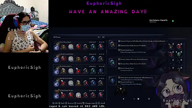 EuphoricSigh online show from 07-22-26, 05:48