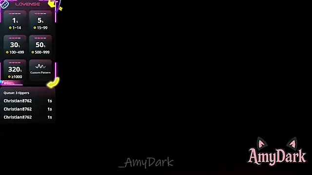  AmyDark online show from 10-22-25, 02:22
