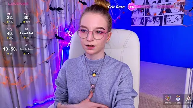 VioletShine online show from 10-26-25, 01:44