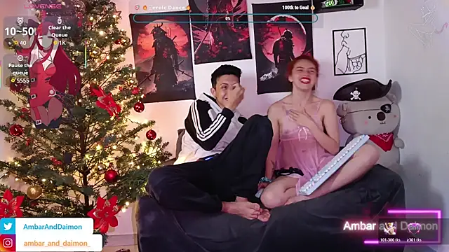 Ambar and daimon  online show from 12-04-25, 07:18