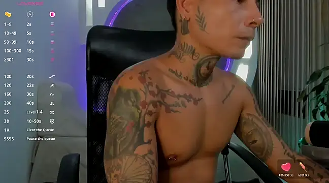 Snapshot of tattokoi chatting on 03-20-25, 01:24 tattokoi online show from 03-20-25, 01:24