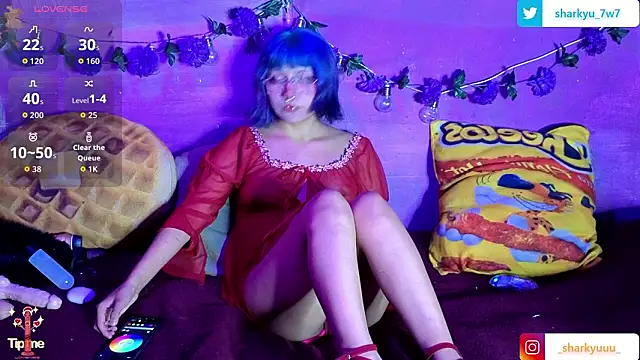 Sharkyu1 online show from 03-12-26, 04:18