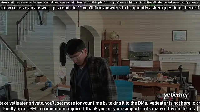 Snapshot of yetieater chatting on 01-21-25, 08:54 yetieater online show from 01-21-25, 08:54