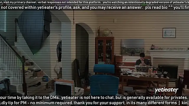 Snapshot of yetieater chatting on 02-10-25, 10:30 yetieater online show from 02-10-25, 10:30