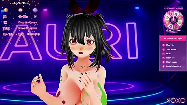 Auri Hikaru online show from 10-11-25, 08:21