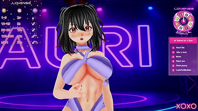 Auri Hikaru online show from 10-01-25, 04:33