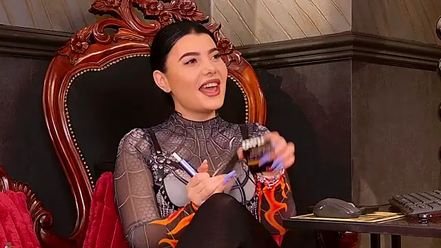 Snapshot of MistressEly chatting on 03-25-26, 12:48 MistressEly online show from 03-25-26, 12:48