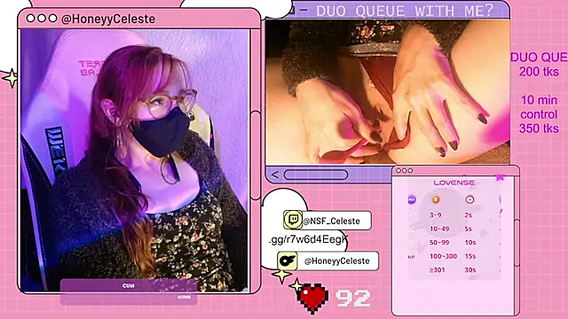 HoneyyCeleste online show from 11-14-25, 09:07