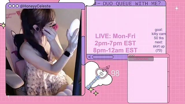 HoneyyCeleste online show from 08-04-26, 06:45