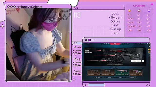 HoneyyCeleste online show from 06-15-26, 06:40