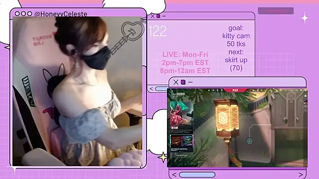HoneyyCeleste online show from 08-06-26, 06:36