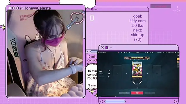 HoneyyCeleste online show from 06-24-26, 06:28