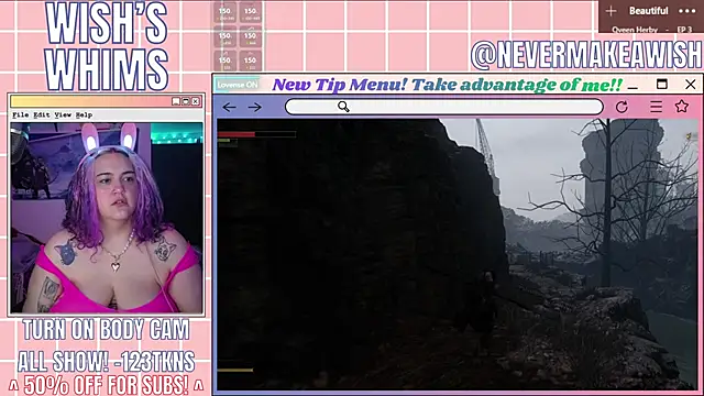 Snapshot of nevermakeawish chatting on 07-02-26, 05:13 nevermakeawish online show from 07-02-26, 05:13
