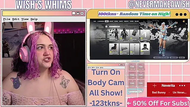 nevermakeawish online show from 05-16-26, 10:25