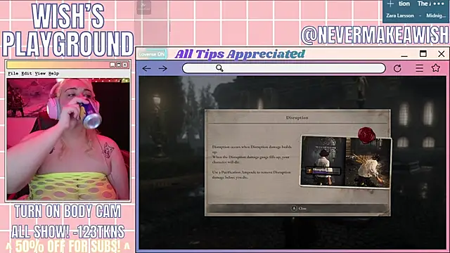 nevermakeawish online show from 04-05-26, 05:14